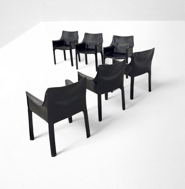 Mario Bellini - Six small armchairs CAB 413