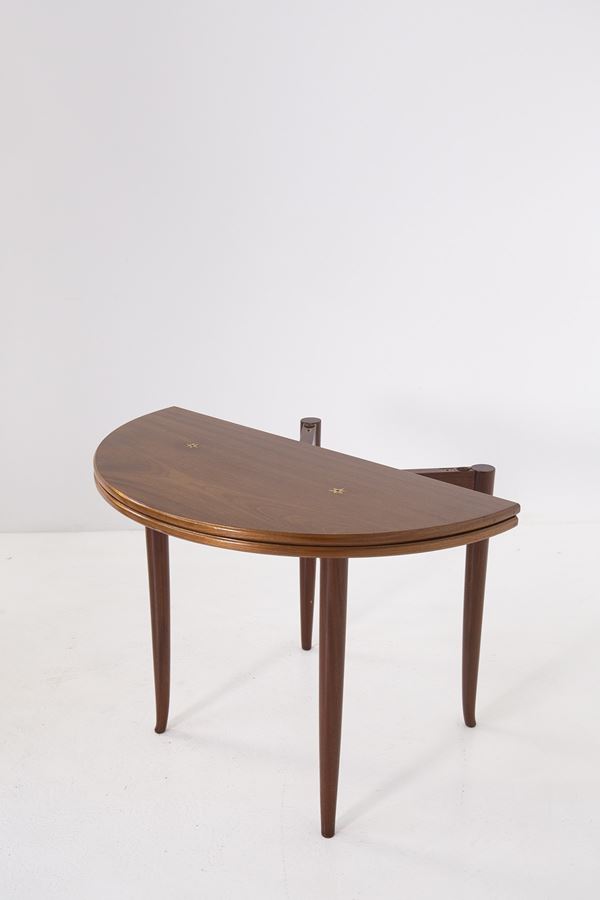Paolo Buffa - Rare Console and Game Table (Attr.)