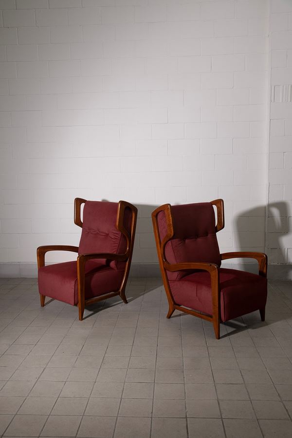 Orlando Orlandi - Pair of Armchairs