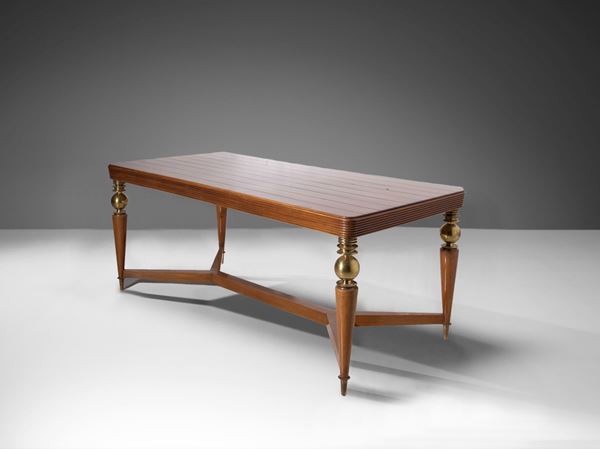 Gio Ponti - Table on drawing IV Triennial with Certificate