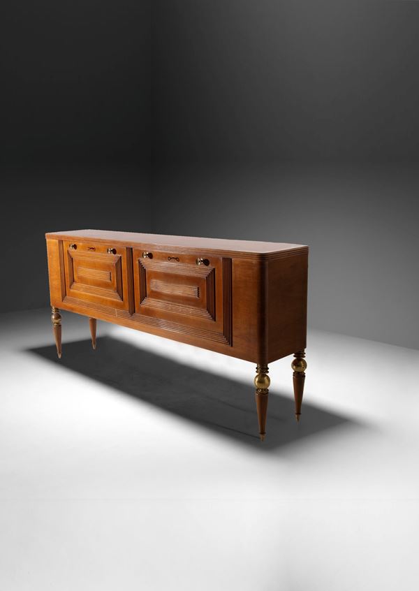 Gio Ponti - Rare Credenza design IV Triennial, certificate