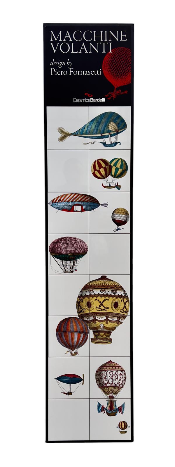 Piero Fornasetti - Flying Machines Tiles.