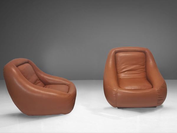 Manifattura Italiana - Pair of Italian armchairs