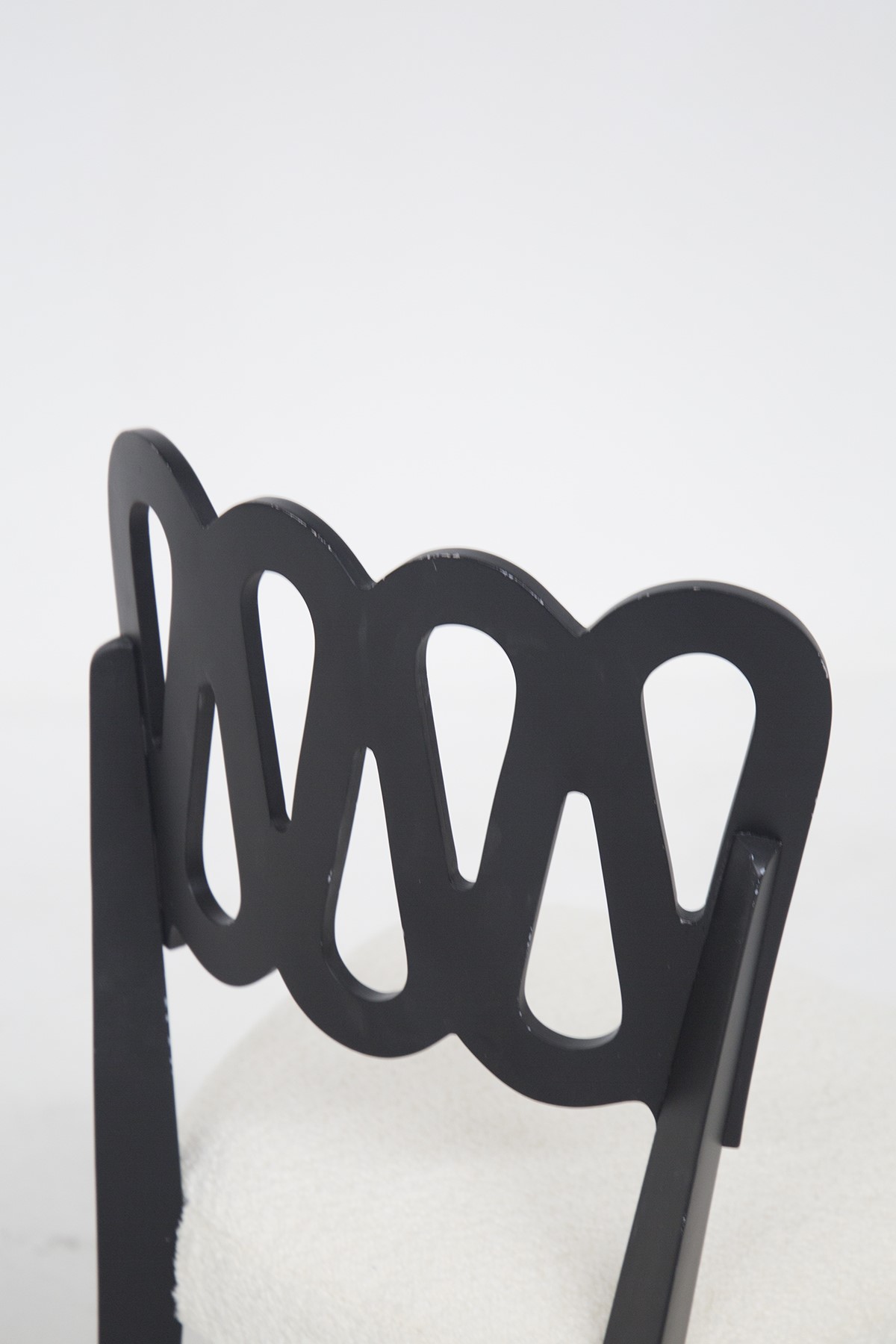 Gio Ponti - Set di sei sedie Montina in legno e boucle