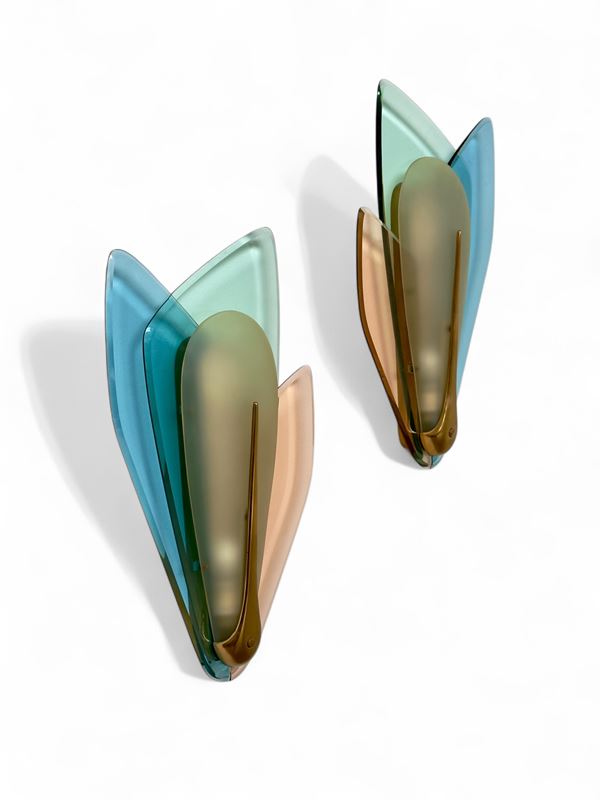 Max Ingrand,Fontana Arte - Applique by Max Ingrand Fontana Arte