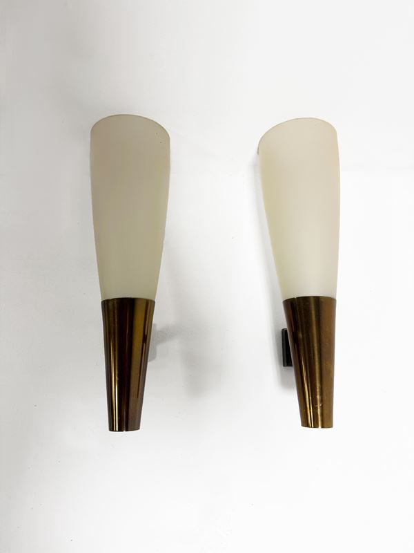 Pietro Chiesa - Pair of wall lights Fontana Arte