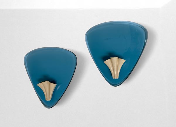 Pietro Chiesa - Pair of wall lamps