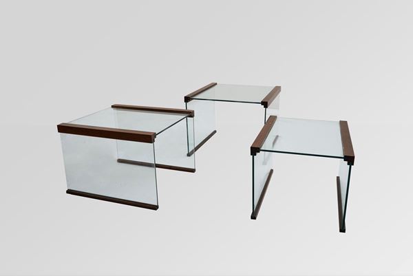 Gallotti &amp; Radice - Set di tre tavolini a nido