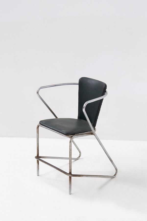 Gabriele Mucchi - Sedia tubolare Bauhaus Man. Pino attr.