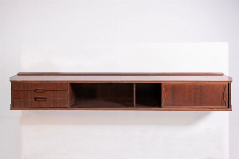 Credenza a Muro di in Legno Pregiato
