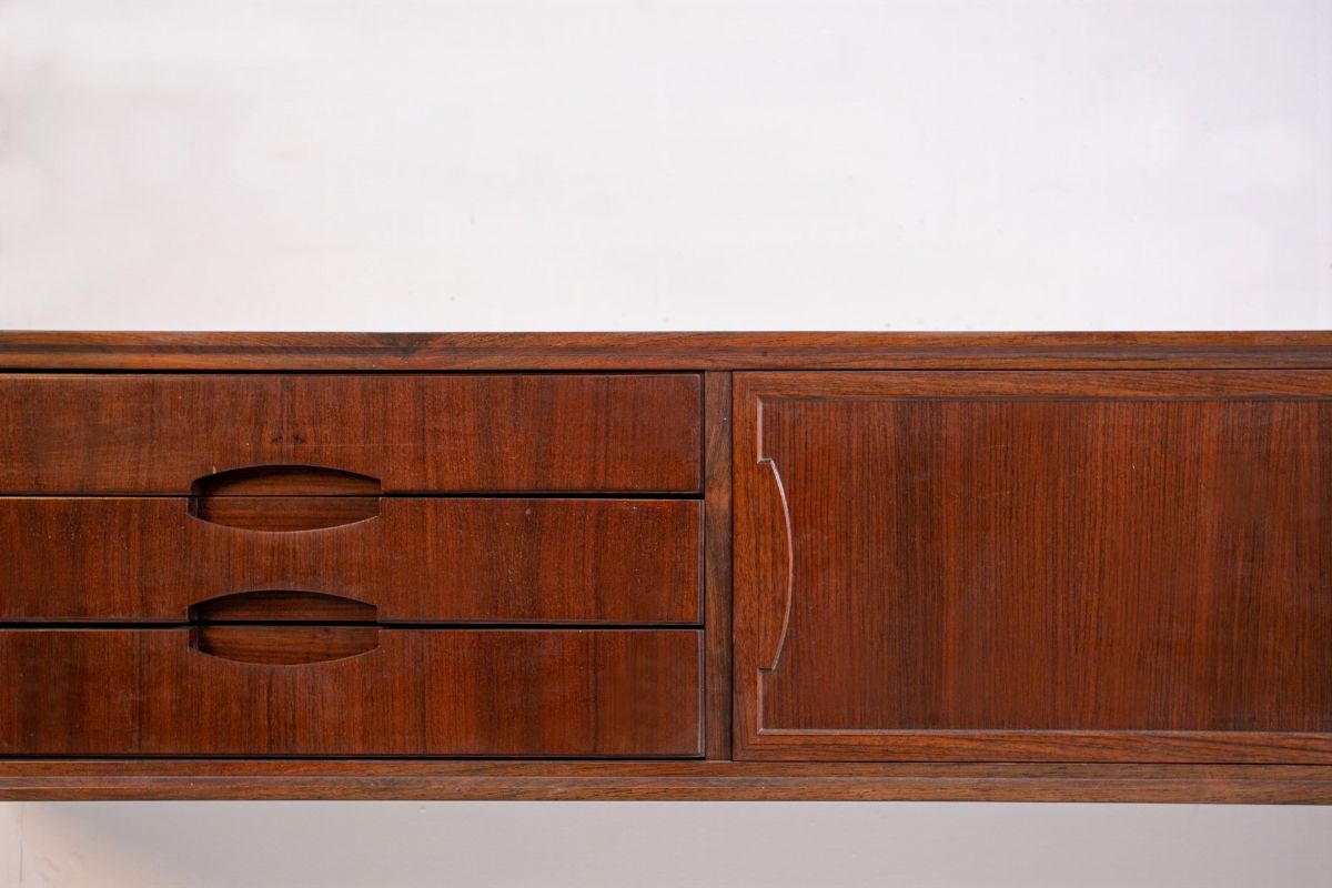 Credenza a Muro di in Legno Pregiato