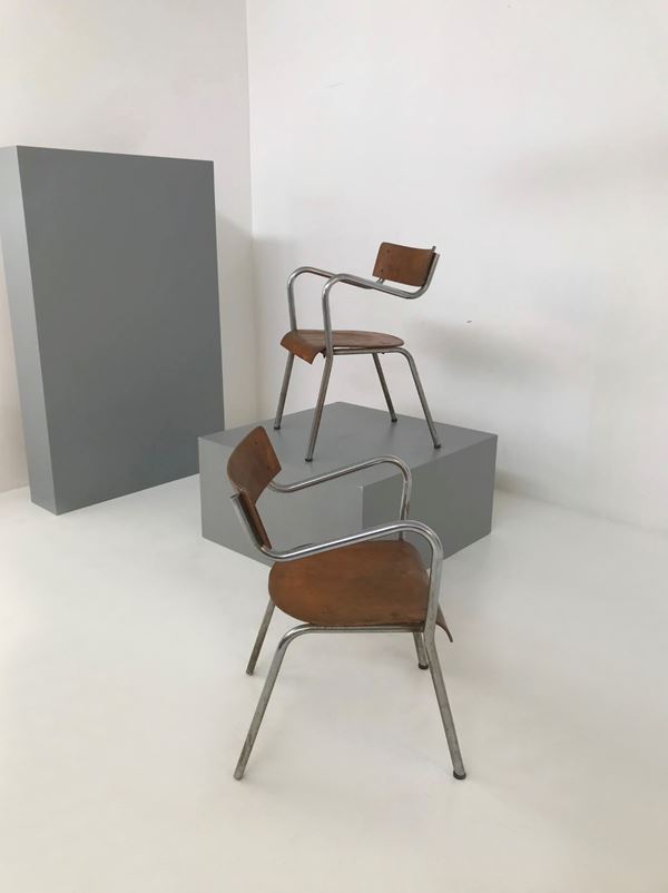 Columbus - Three chairs designed by Marcel Breuer