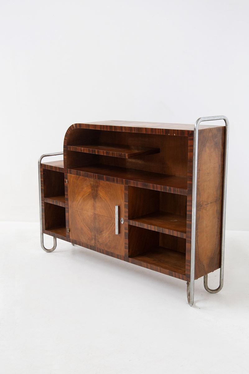 Credenza in legno o libreria attr.