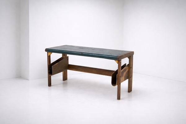 B.B.P.R. BANFI, BELGIOIOSO, PERESSUTTI, ROGERS - Desk work table, label