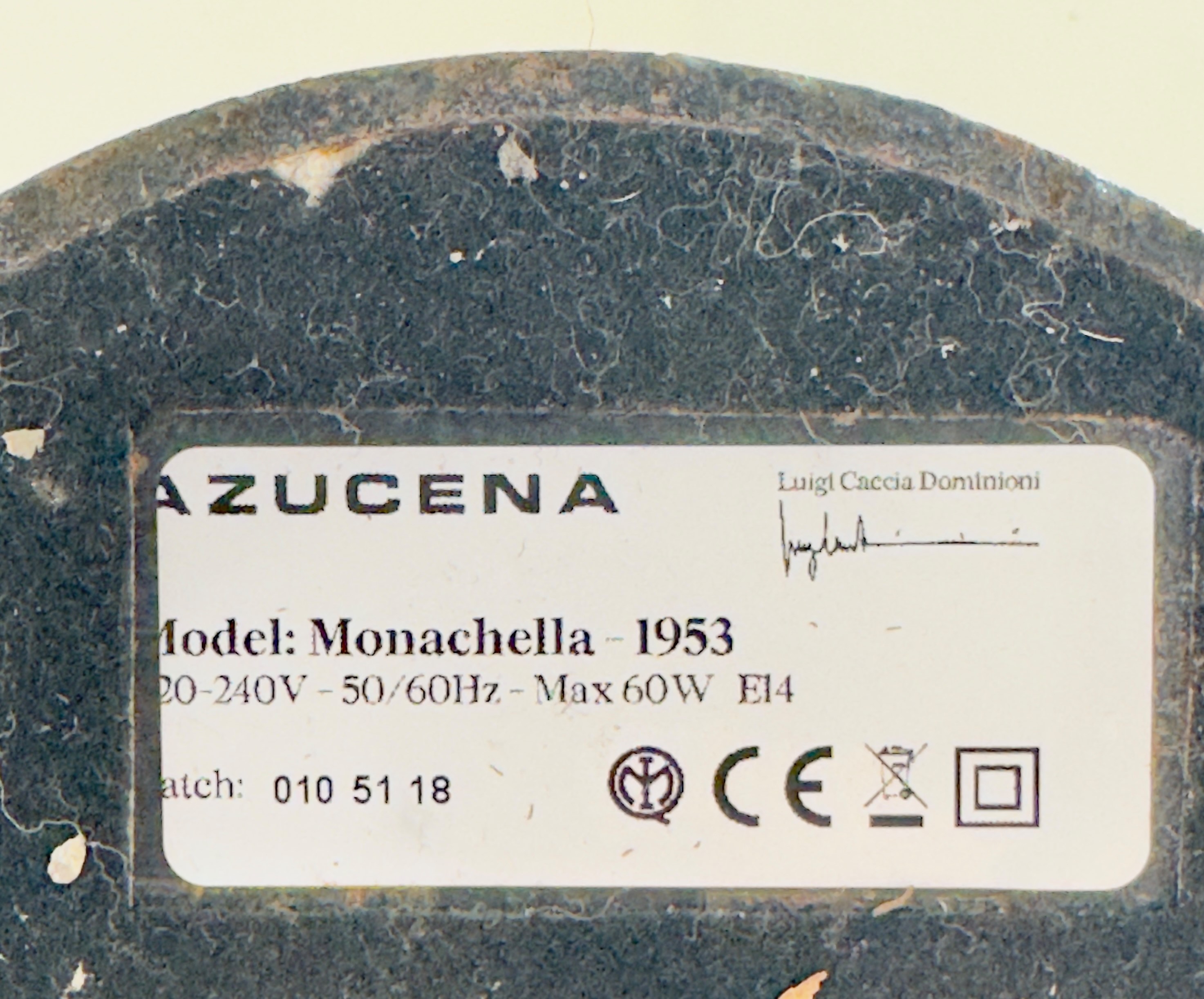 Lampada da terra Monachella