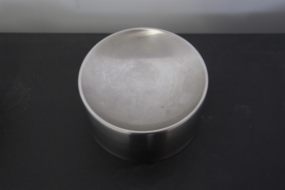 Set di 5 Posaceneri in Acciaio per Artemide, Etichetta Originale