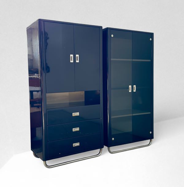 Guido Faleschini,. i 4 Mariani - Coppia di credenze alte