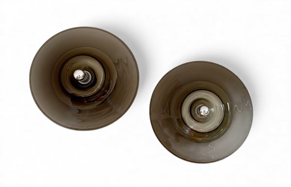 Pierre Cardin,Venini - Coppia di grandi applique