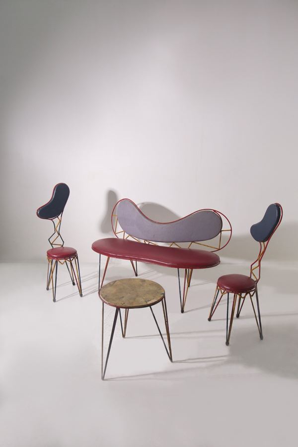 Isa Bergamo - Set da salotto, marchiato