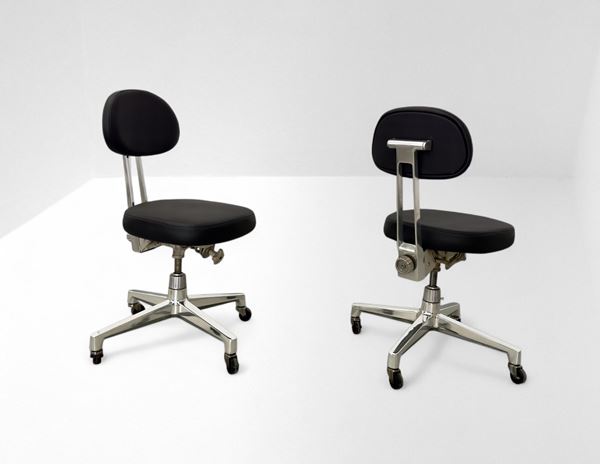 Gio Ponti - Coppia di sedie attr.