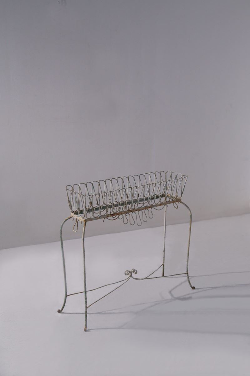 Gio Ponti - Fioriera in metallo verniciato