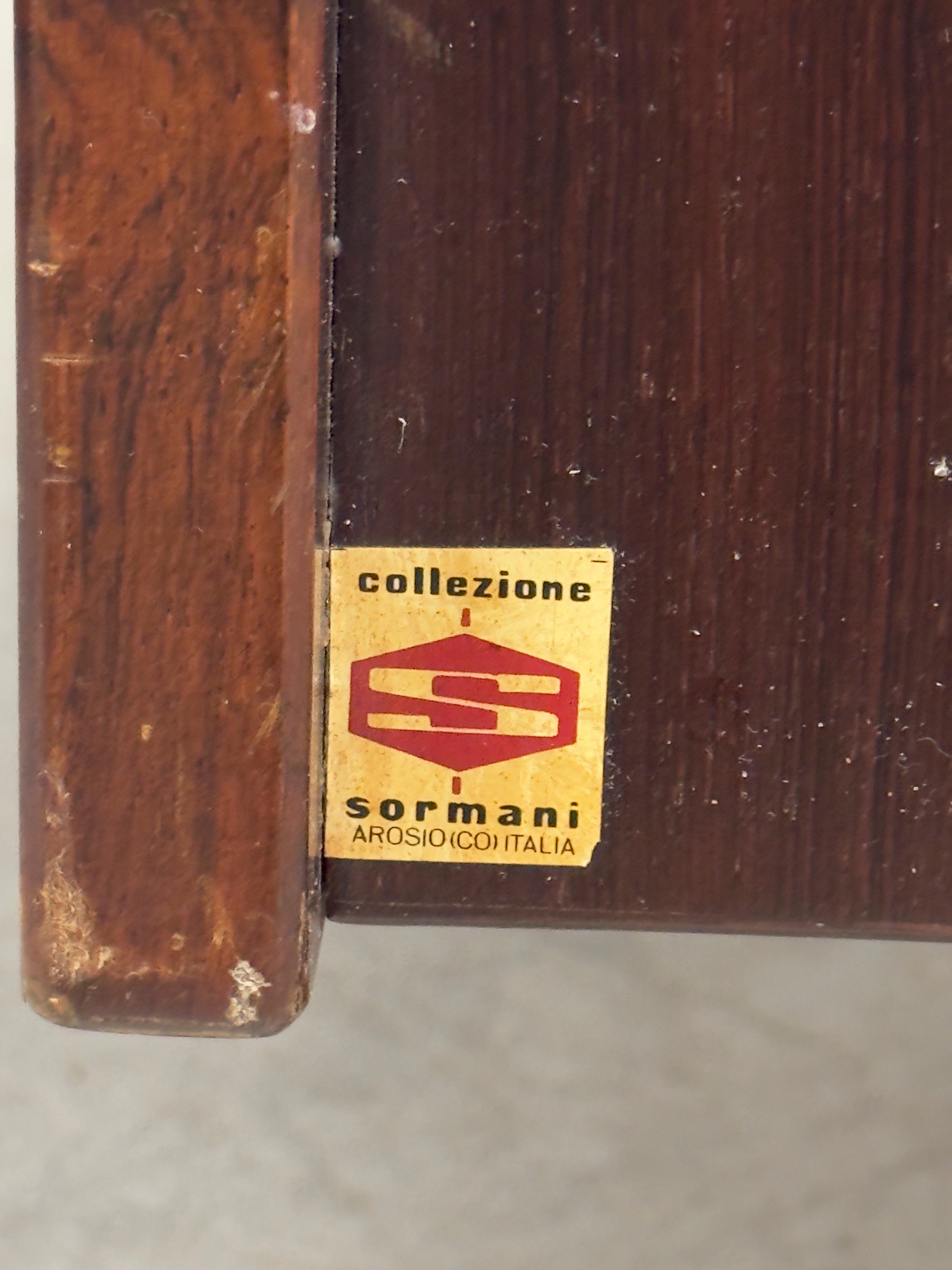 Claudio Salocchi - Coppia di poltrone Oriolo, legno e velluto a coste, anni '60