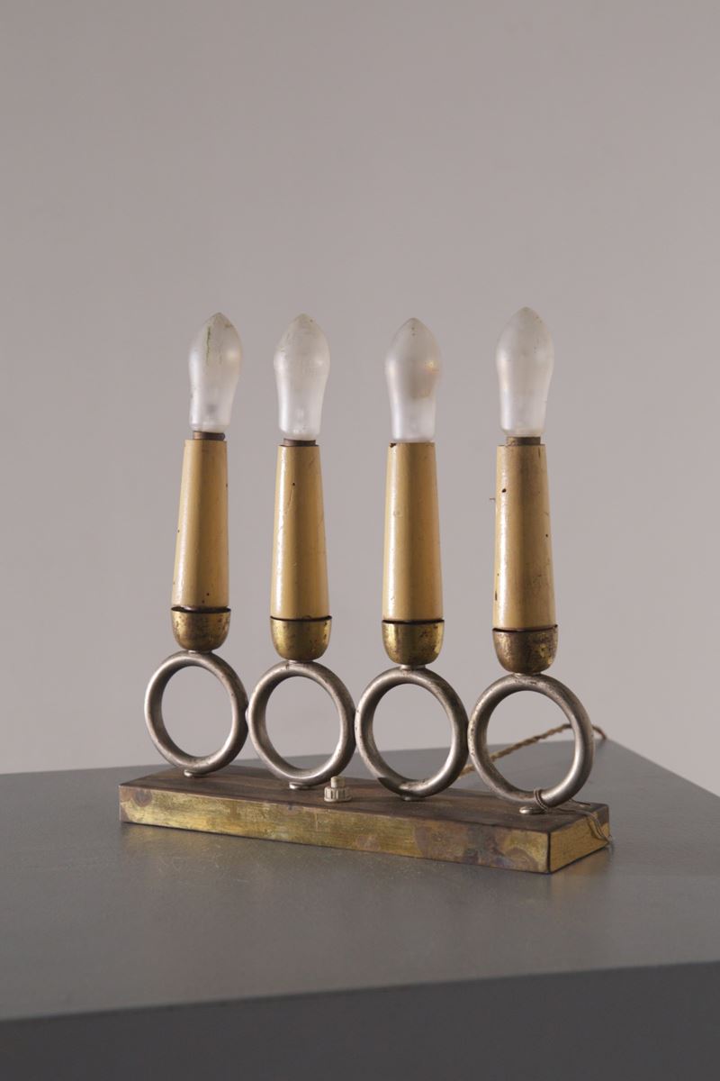 Gio Ponti - Lampada da tavolo in ottone degli anni '30