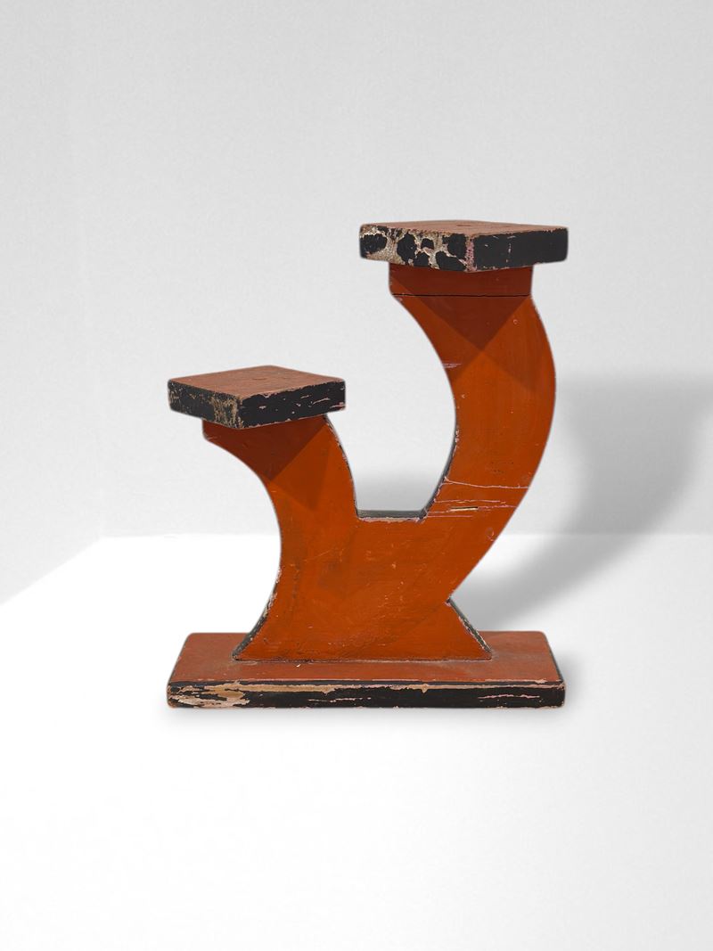 Manifattura Italiana - Espositore Futurista in legno laccato