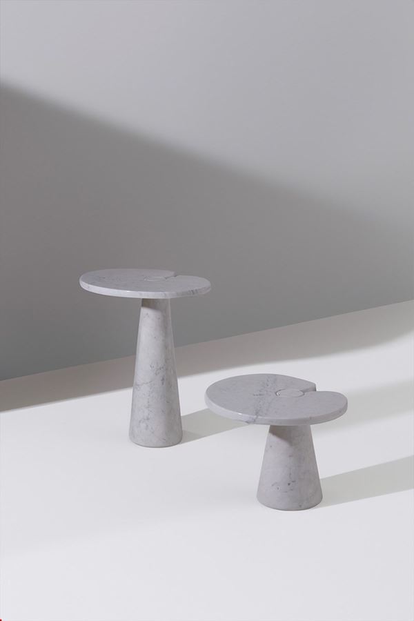 Angelo Mangiarotti - Coppia di tavolini