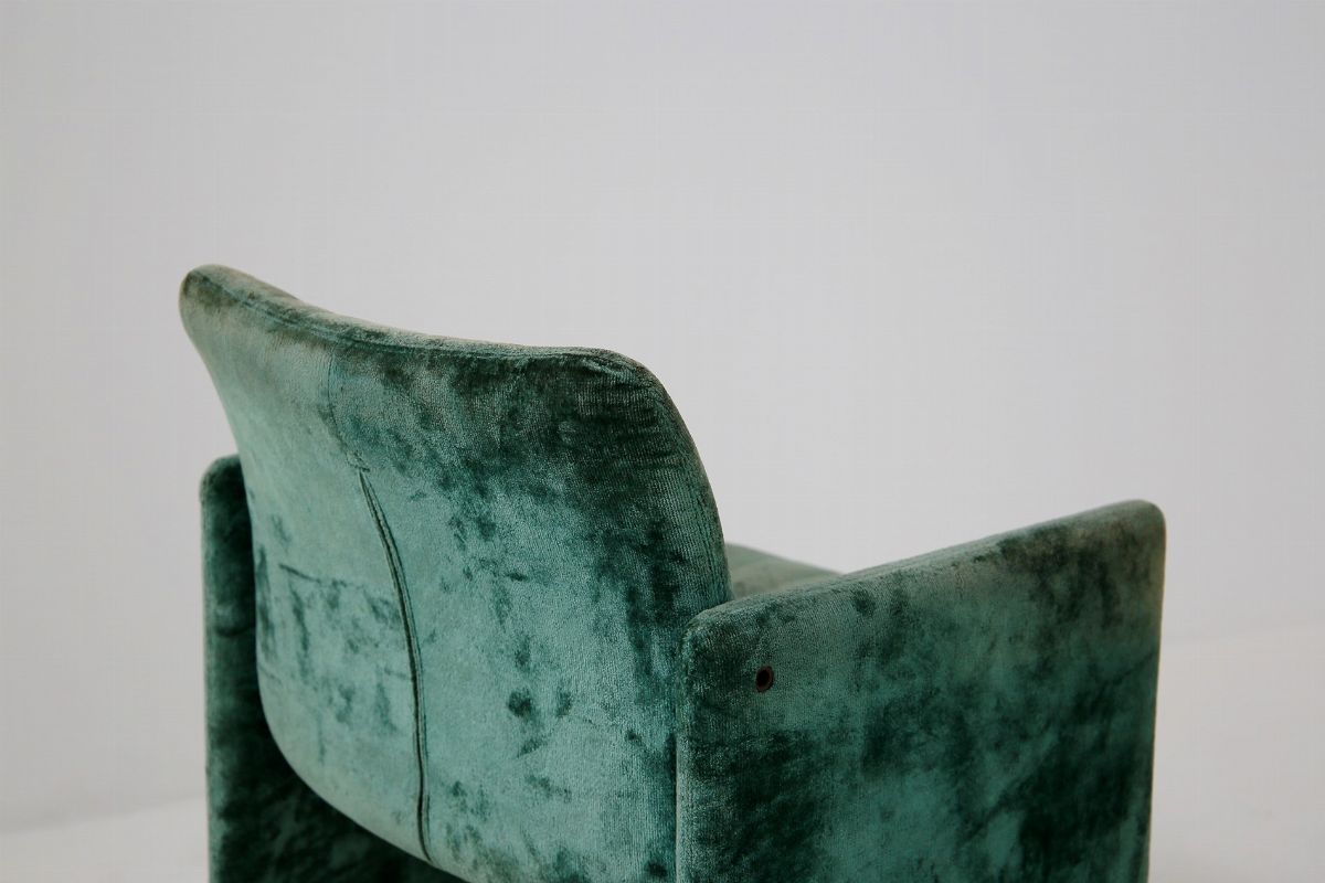Kazuhide Takahama Set of 10 Chairs Green Mod. Montebello Production Gavina