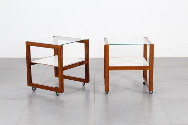 Manifattura Italiana - Coppia di tavolini