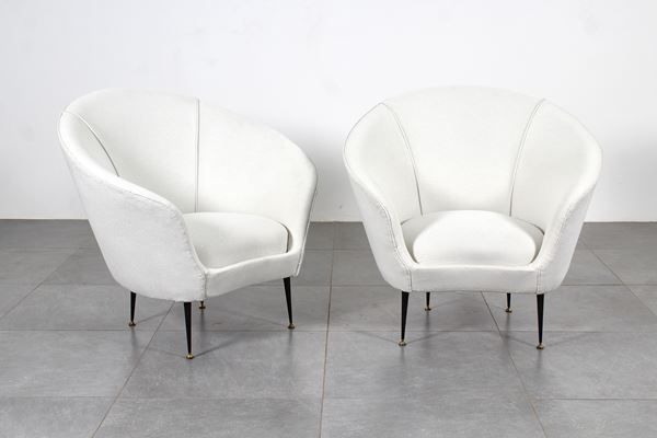 Ico Parisi - Coppia di poltrone attribuite