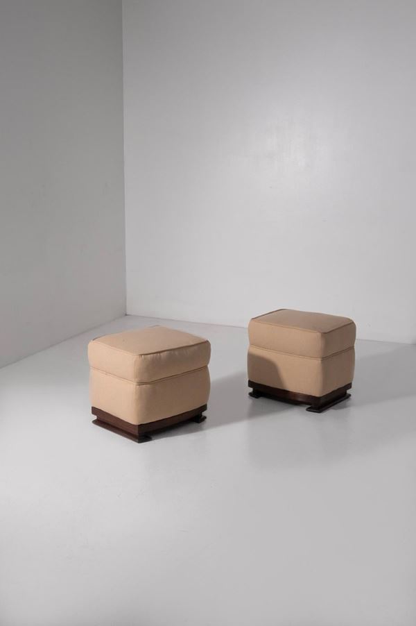 Guglielmo Ulrich - Coppia pouf