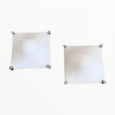 Coppia di Applique/plafoniere Bolla