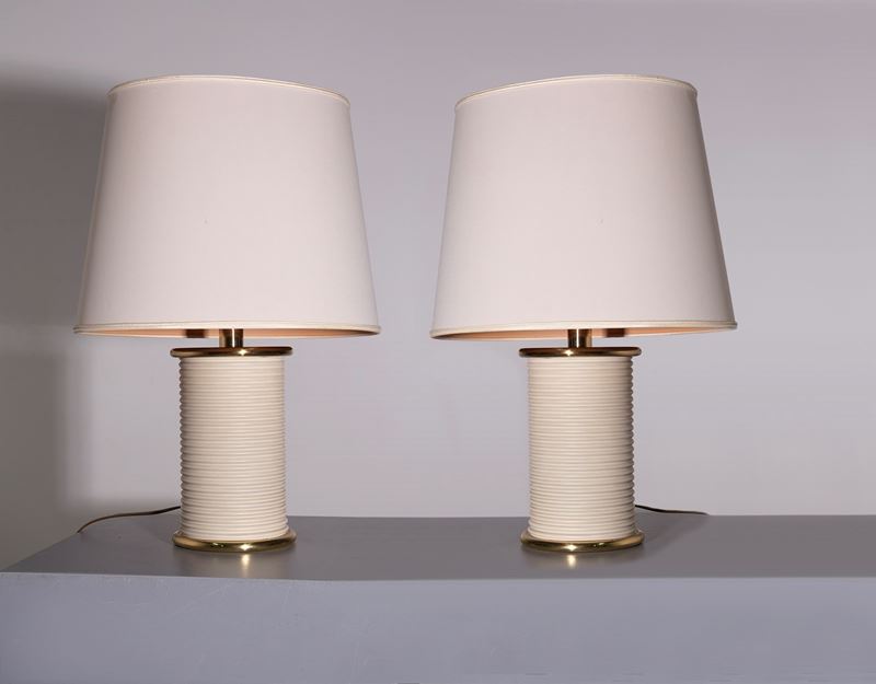 Coppia di lampade da tavolo