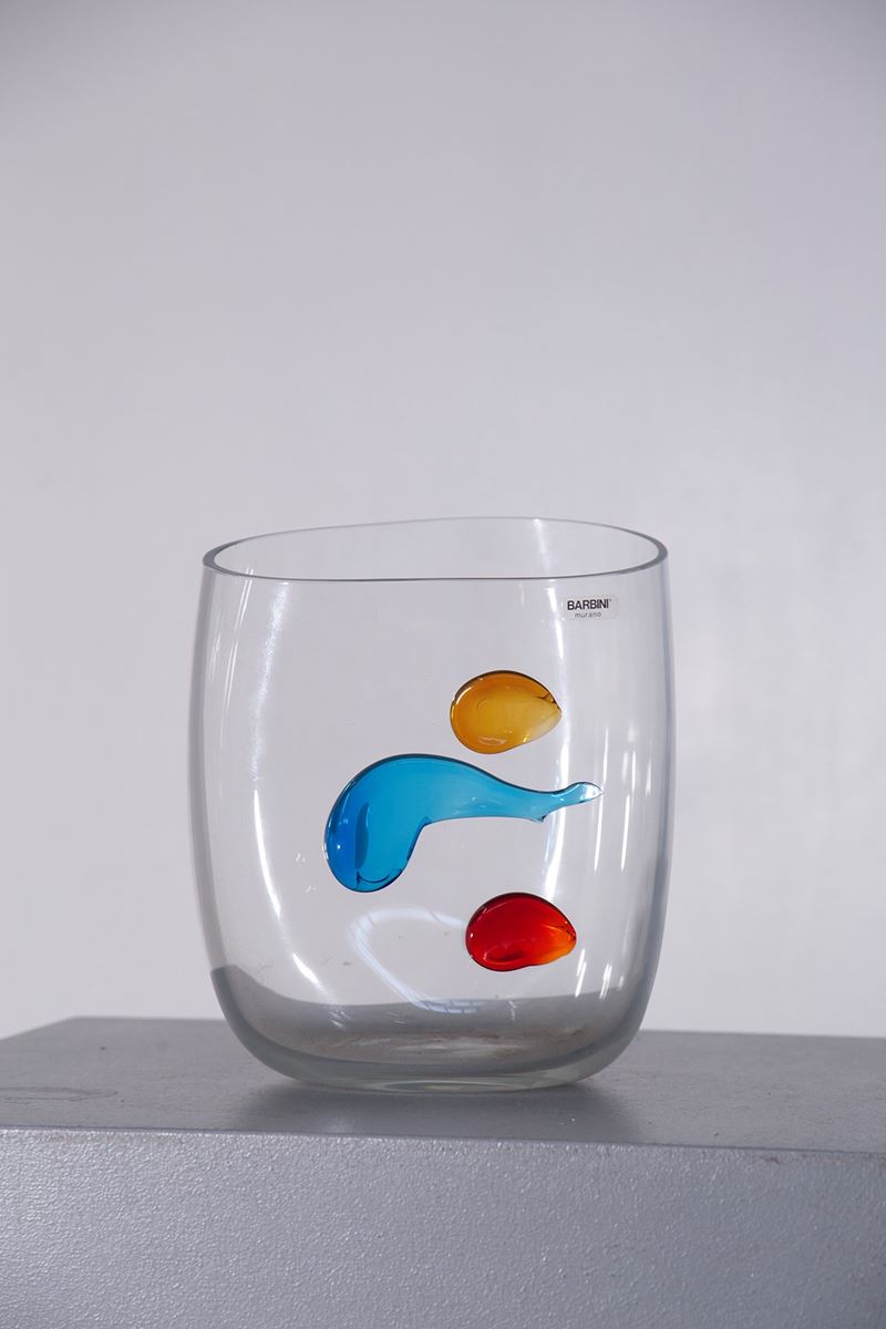 Vaso Murano, etichetta