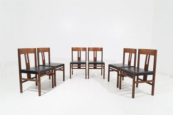 Titina Ammannati - Set of six Chairs for Rossi di Albizzate