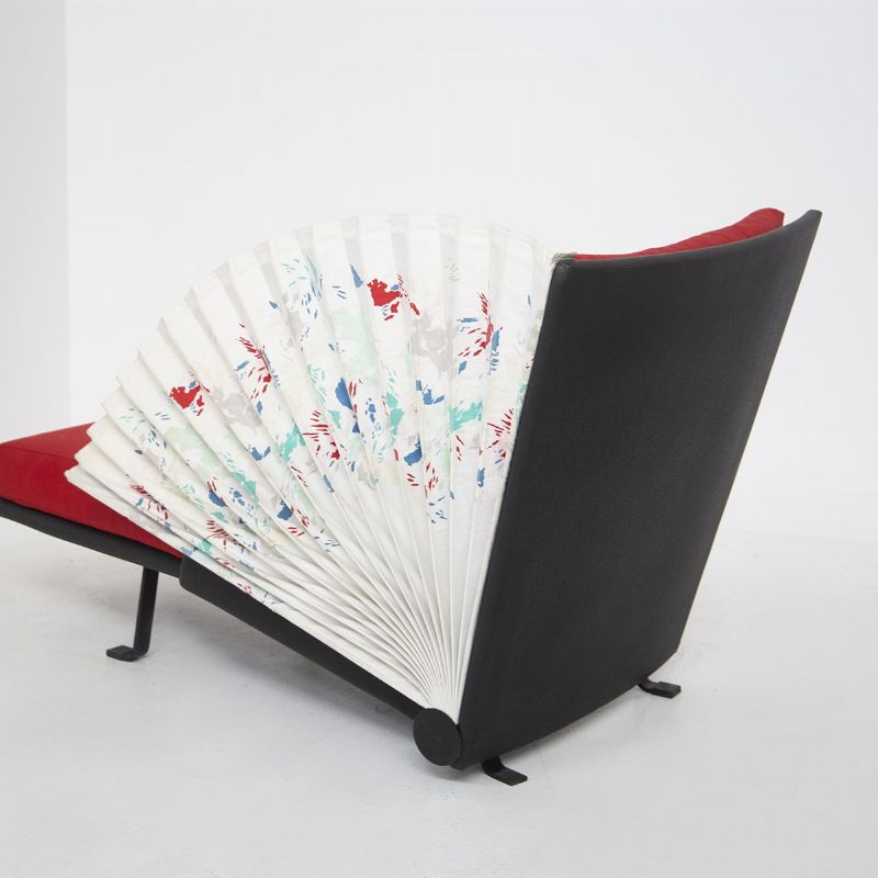 "Le Mirande" Chaise Longue By Paolo Nava for Flexiform in Leather and Cotton
