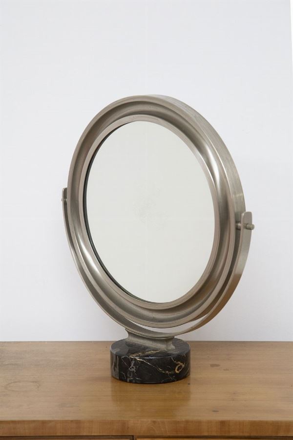 Sergio Mazza - Specchio da toeletta vintage in marmo per Artemide
