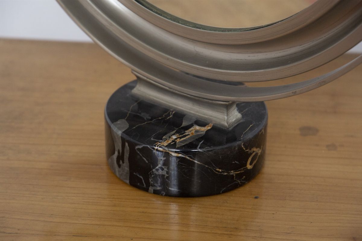 Specchio da Toeletta Vintage in Marmo per Artemide