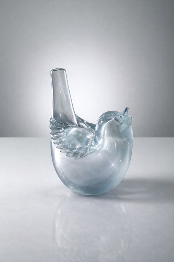 Tyra Carolina  Lundgren - Uccello, Venini firmato