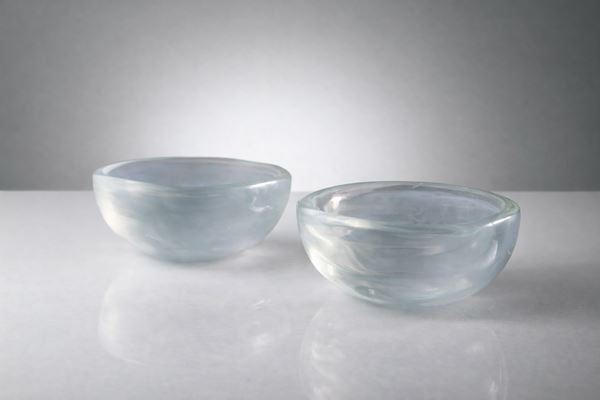 Carlo Scarpa - Coppia di coppette, firmato