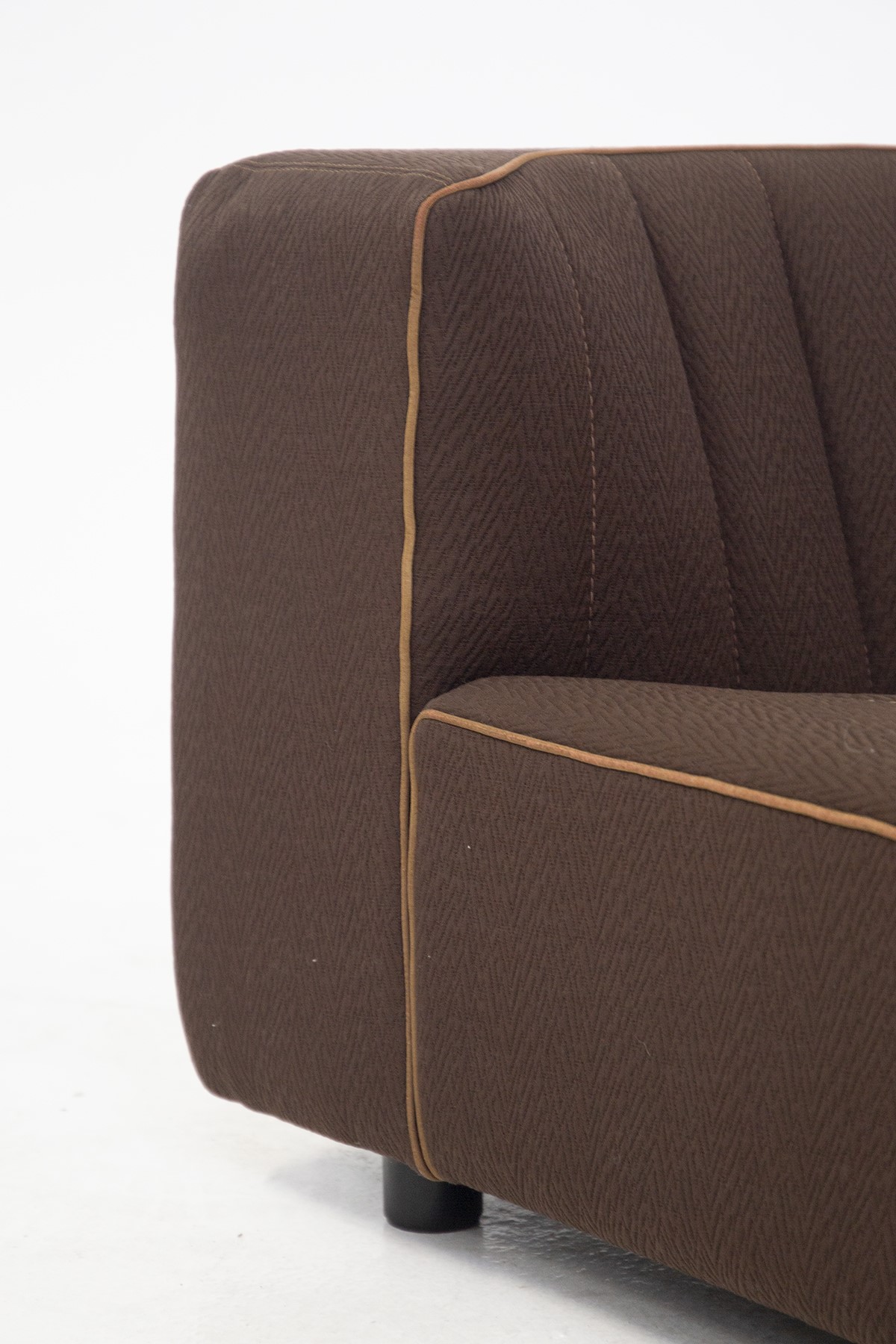 Brown Fabric Modular Sofa by Tito Agnoli for Arflex