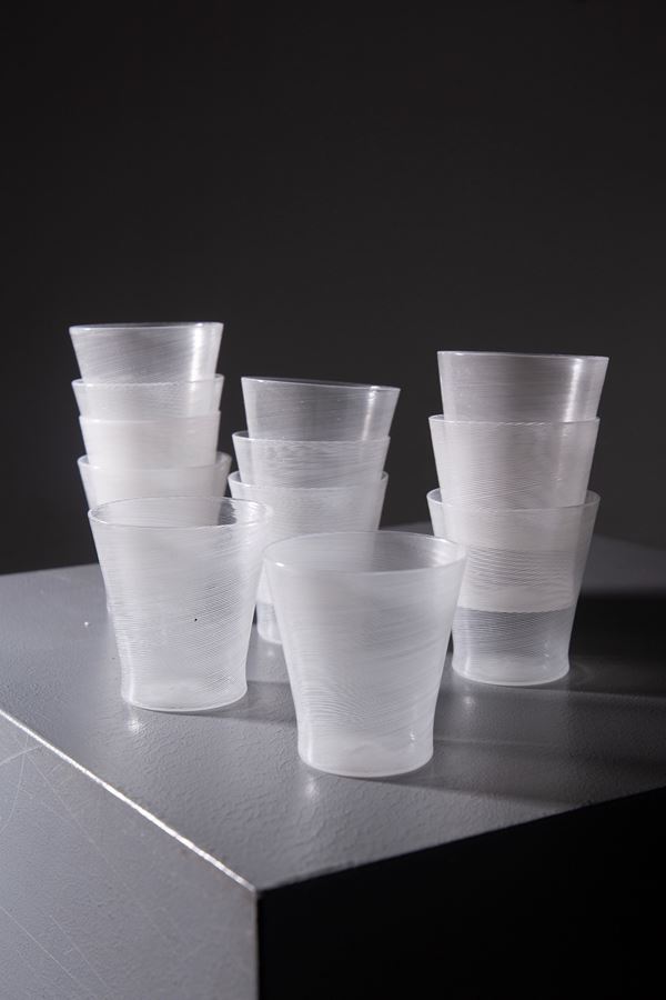 Carlo Scarpa - Set di 12 Bicchieri