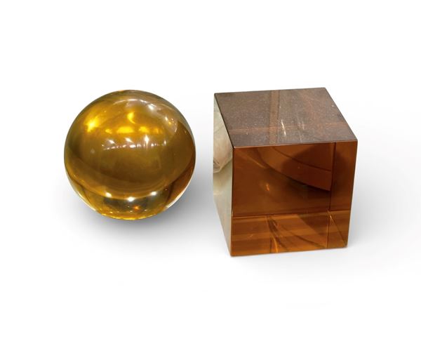Manifattura Muranese - Sculture Cubo e Sfera