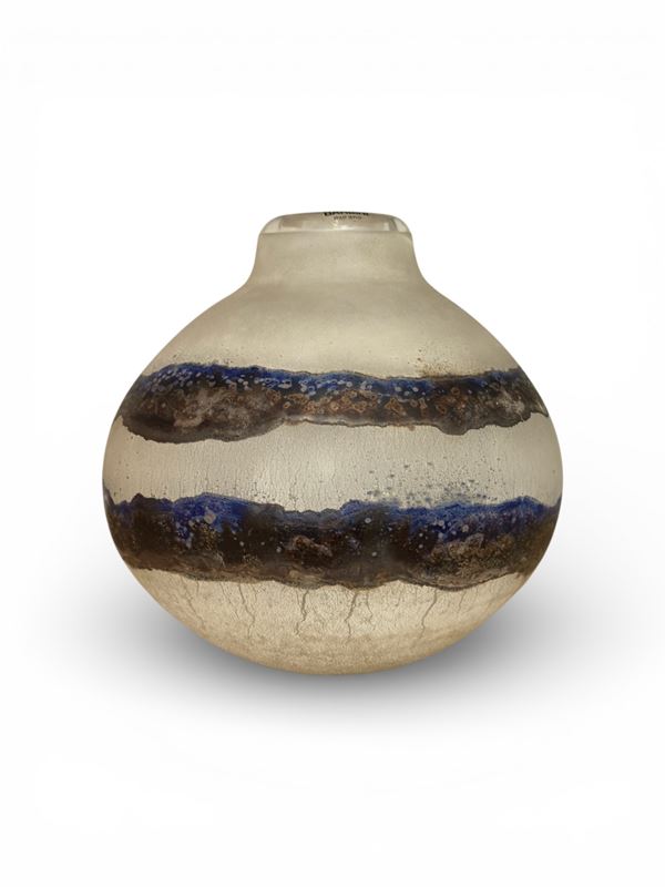 Alfredo Barbini - Vaso in vetro di Murano