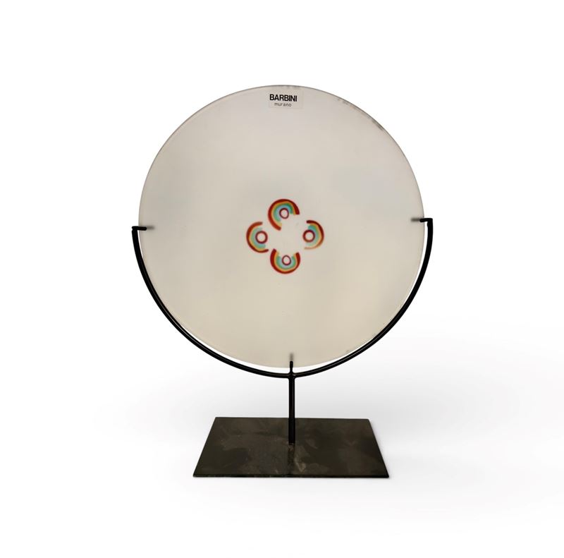 Piatto in vetro di Murano