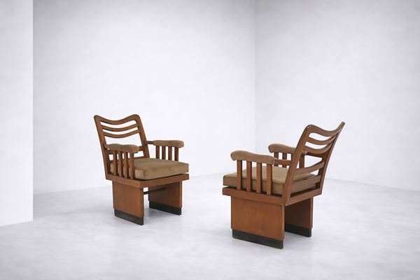 Vittorio Valabrega - Pair of armchairs