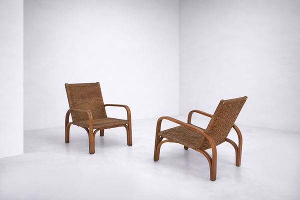 Augusto Romano - Pair armchairs
