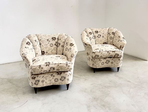 Gio Ponti - Casa e Giardino Pair armchairs